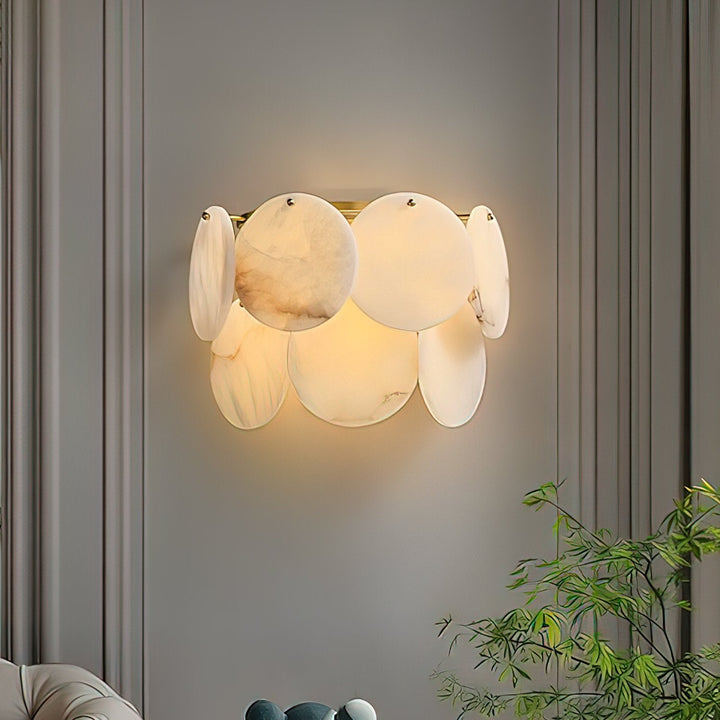 Strata Lumina Alabaster Wall Sconce