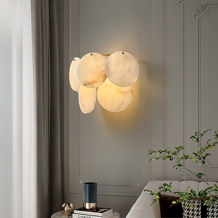 Strata Lumina Alabaster Wall Sconce