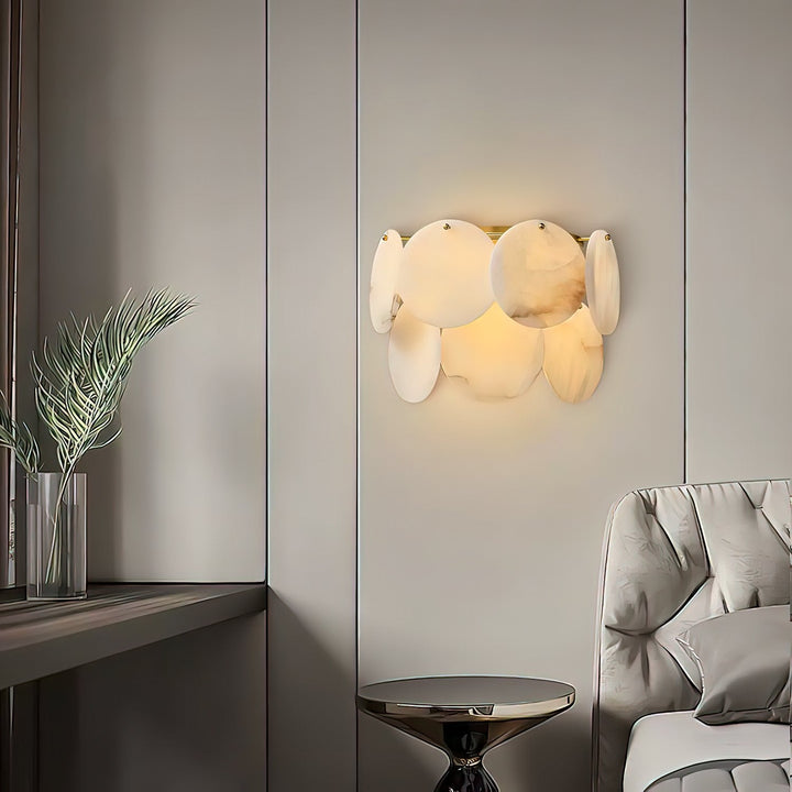 Strata Lumina Alabaster Wall Sconce
