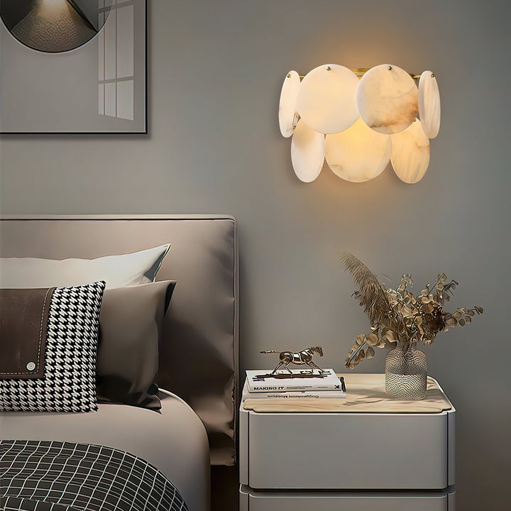 Strata Lumina Alabaster Wall Sconce