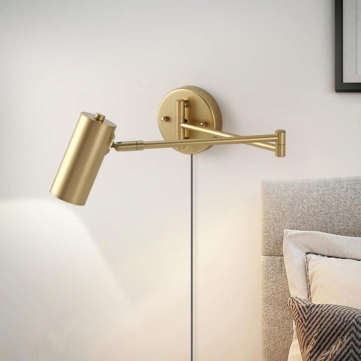 Swing Arm Plug-in Wall Sconce