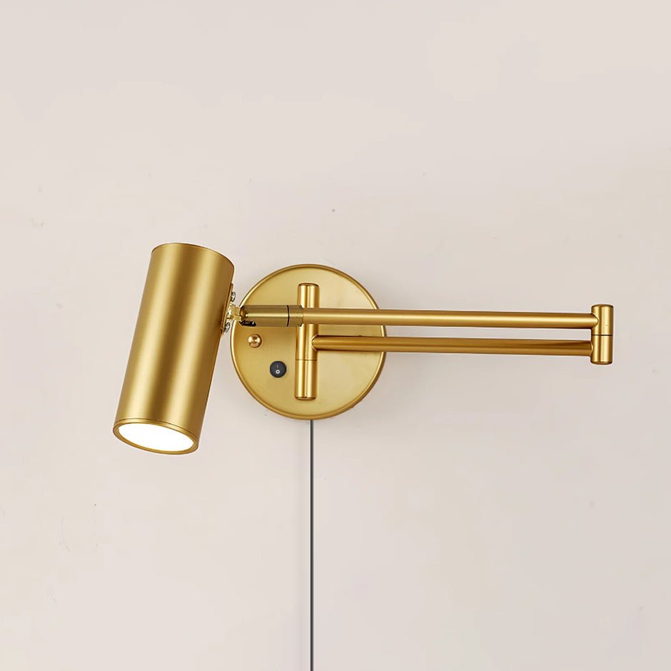 Swing Arm Plug-in Wall Sconce