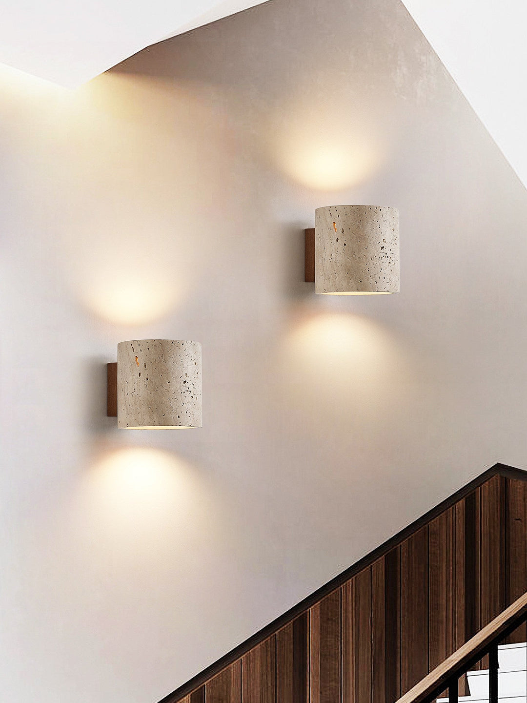 Tavian Travertine Wall Lamp