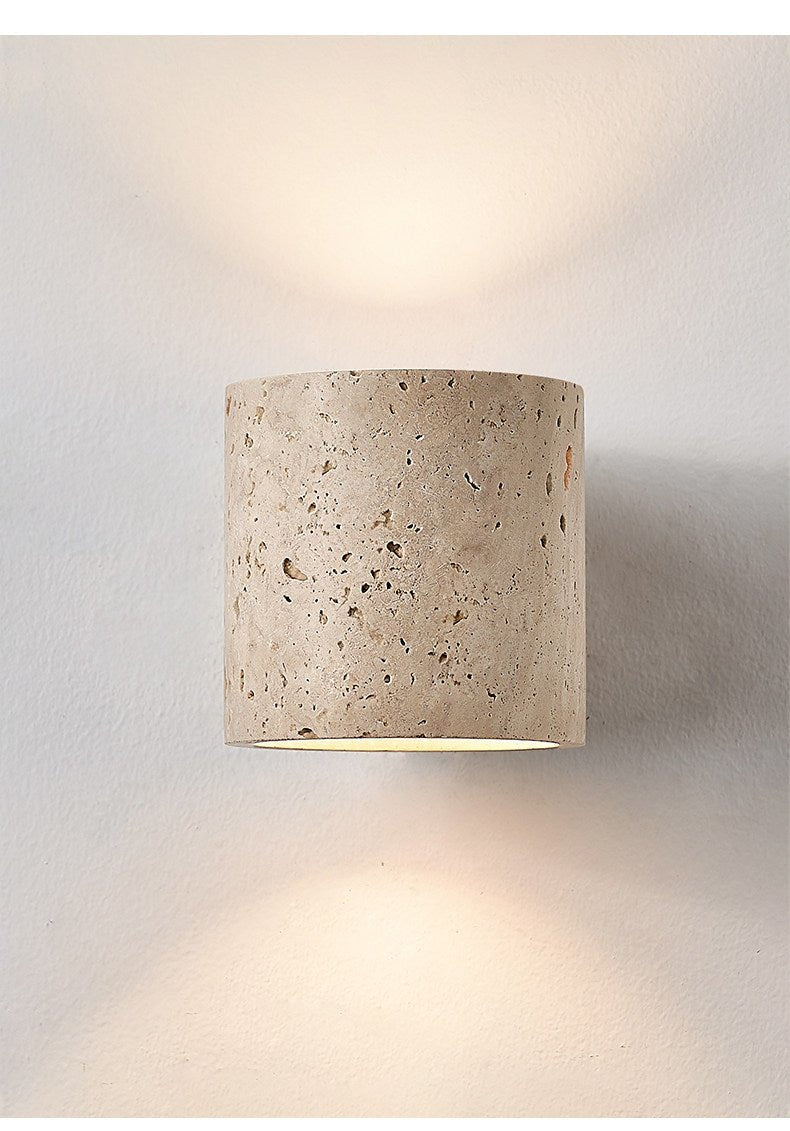 Tavian Travertine Wall Lamp