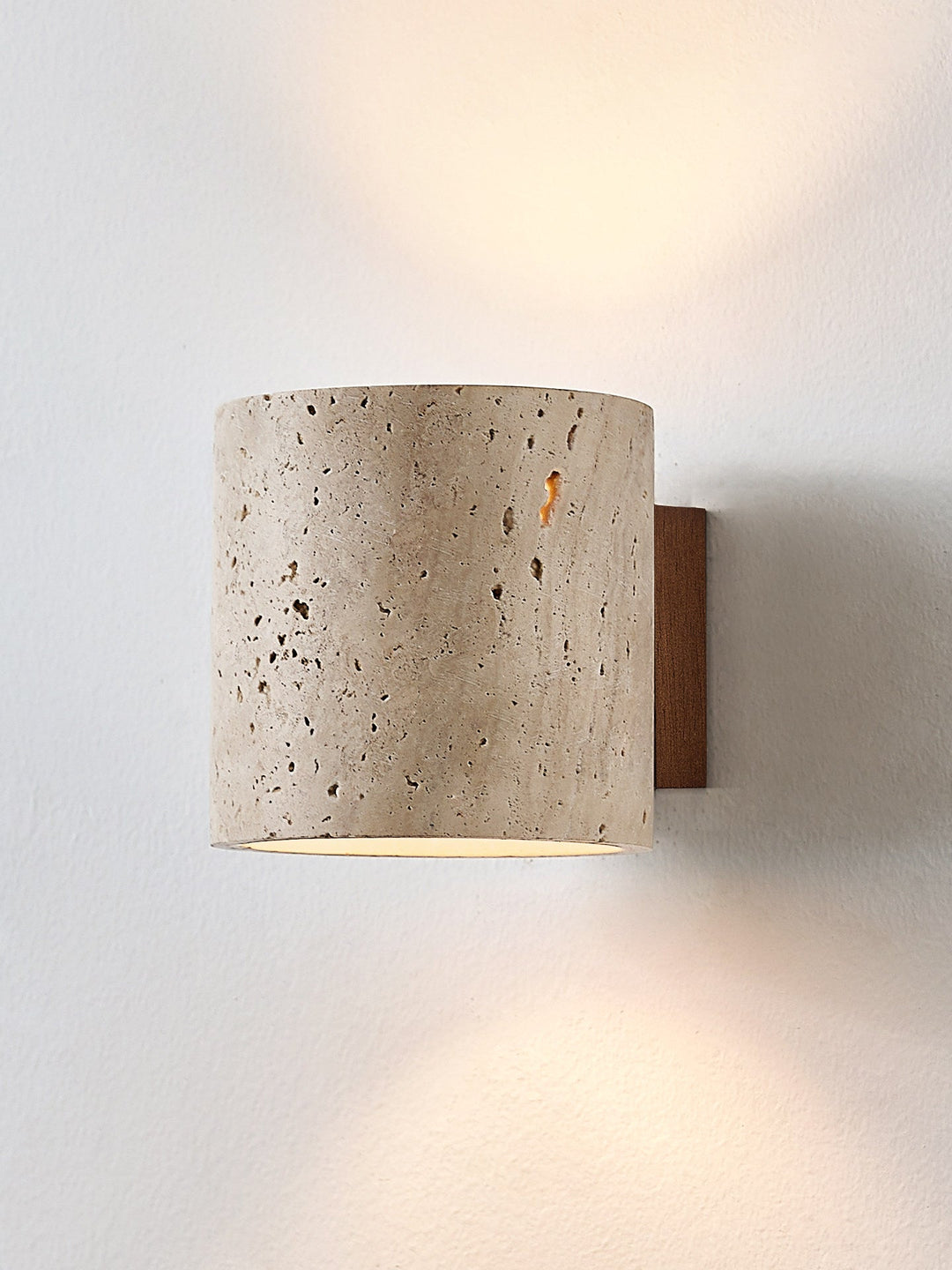 Tavian Travertine Wall Lamp