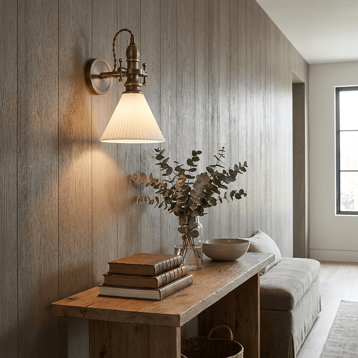 Tavira Vintage Glass Wall Sconce