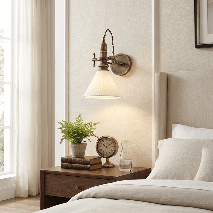 Tavira Vintage Glass Wall Sconce