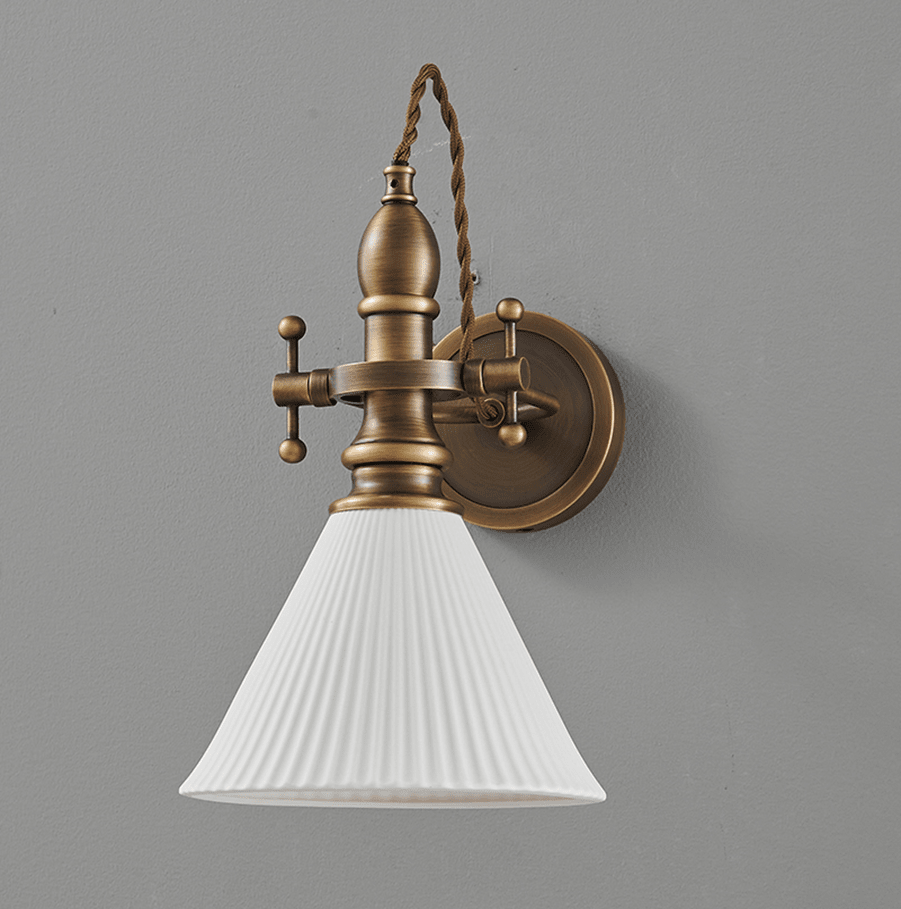 Tavira Vintage Glass Wall Sconce