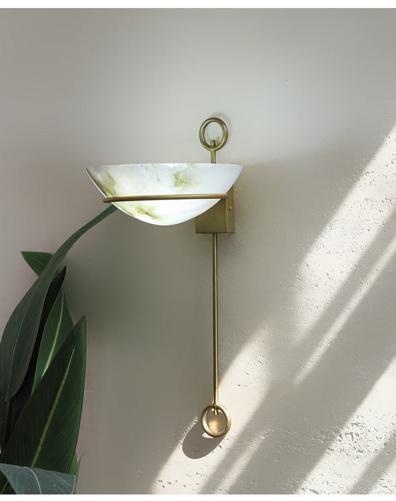 Tether Alabaster Wall Light