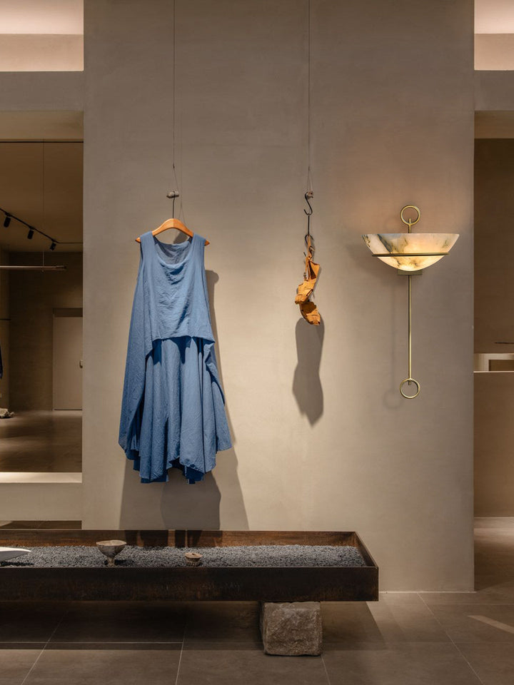 Tether Alabaster Wall Light