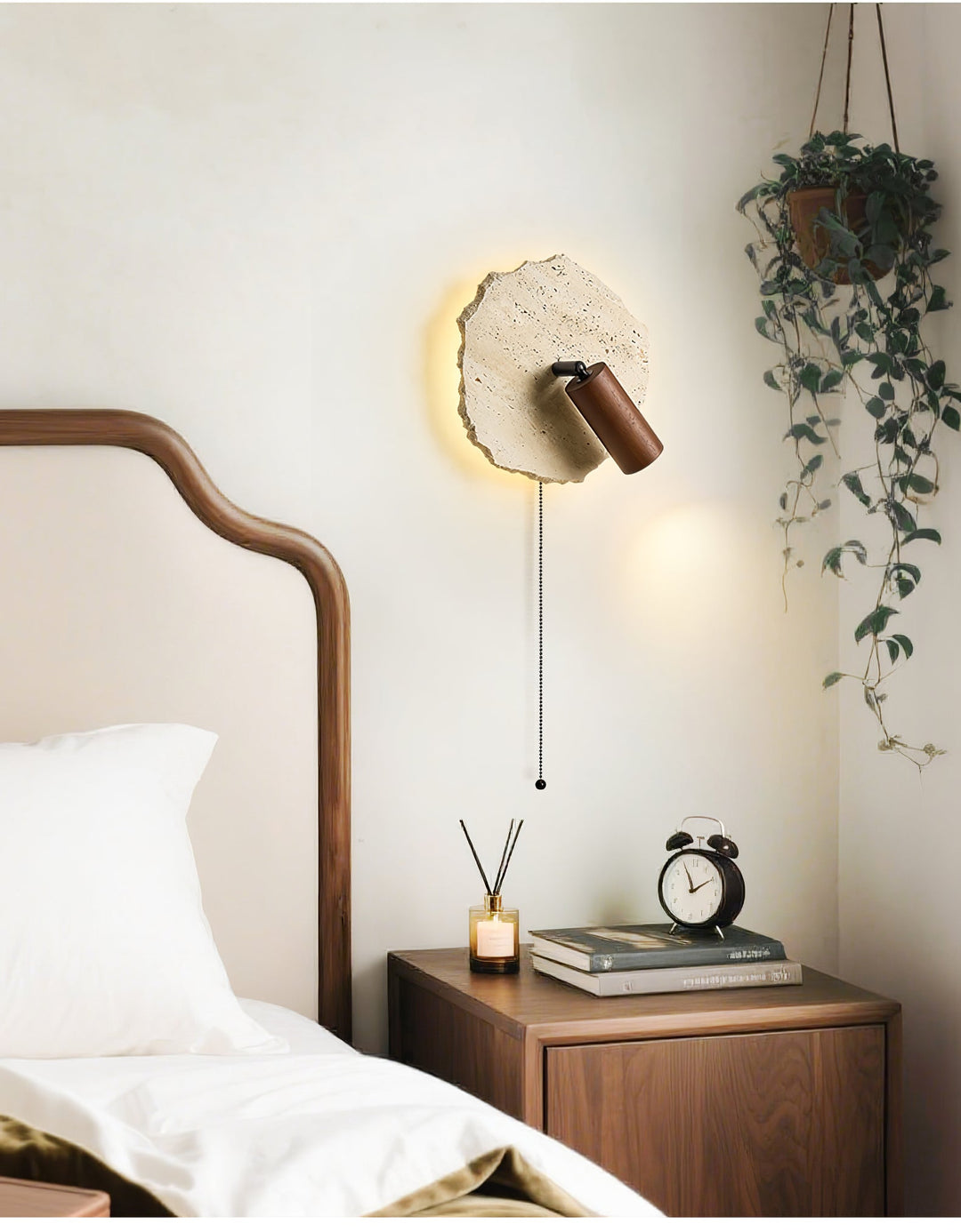 Thalos Travertine Wall Light