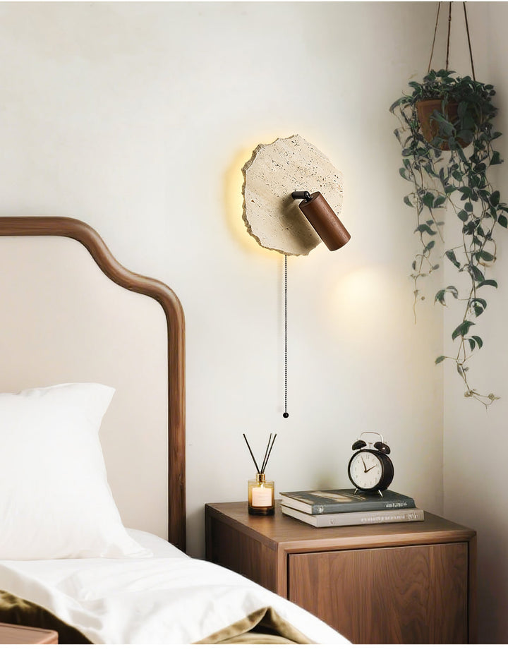 Thalos Travertine Wall Light