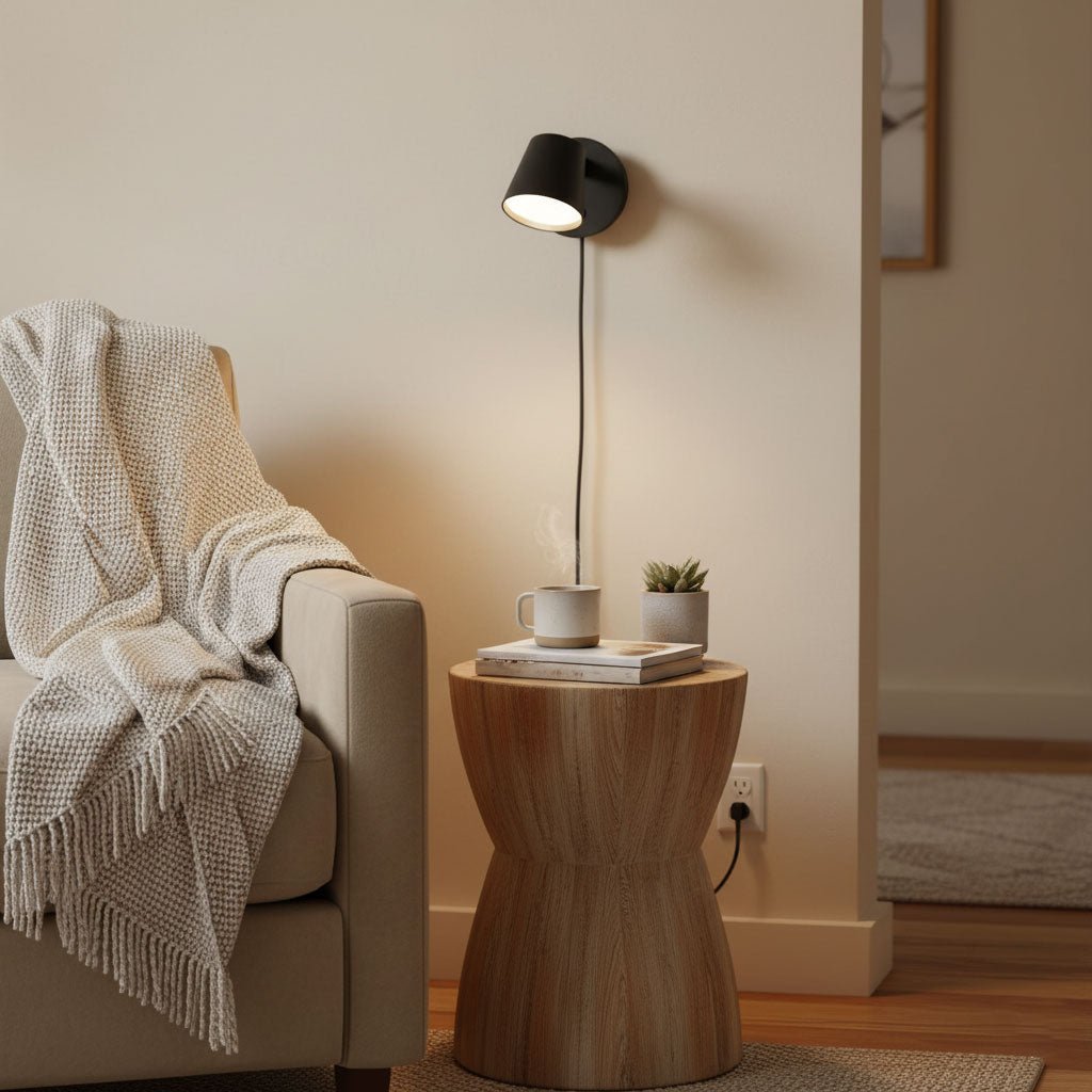 Tip Plug-In Wall Lamp