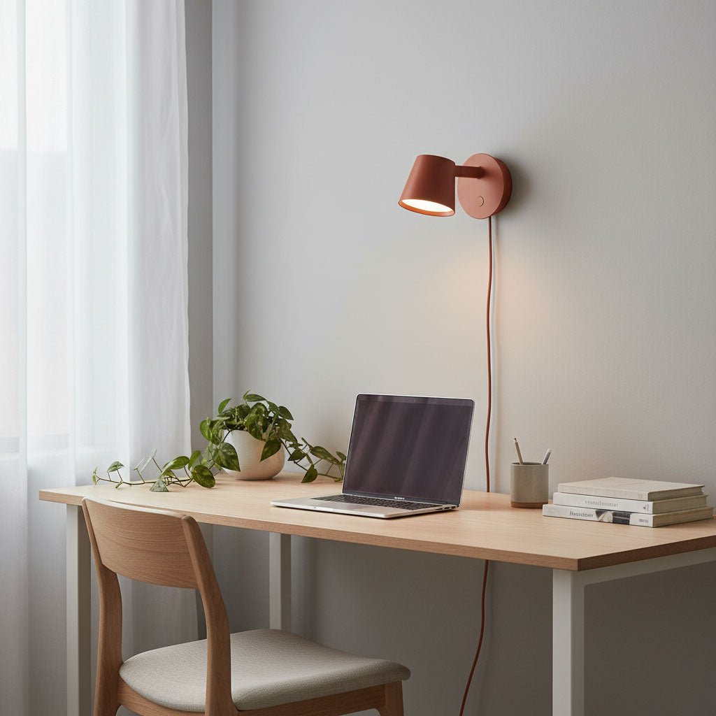 Tip Plug-In Wall Lamp