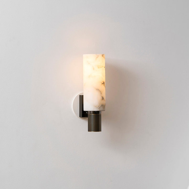 Torch Alabaster Sconce