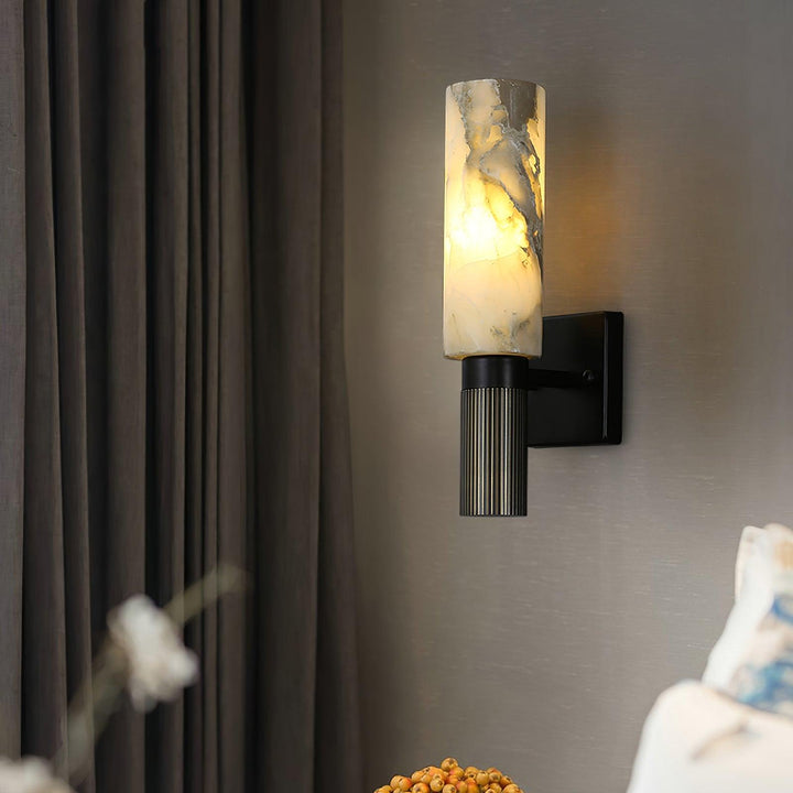 Torch Alabaster Sconce