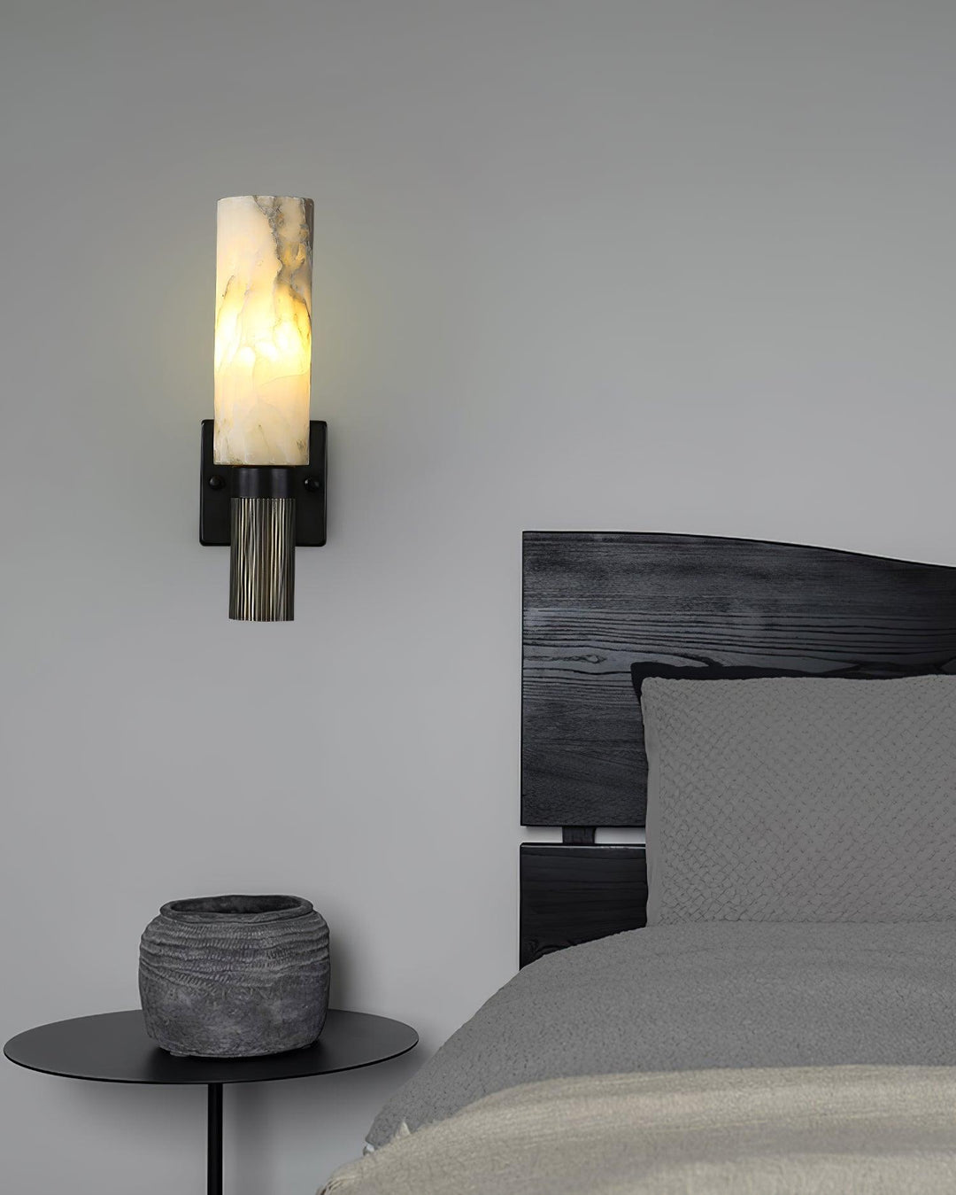 Torch Alabaster Sconce
