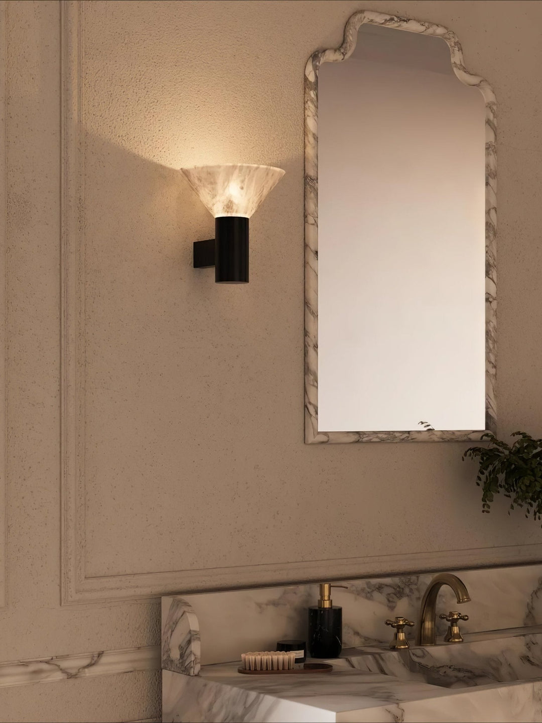 Torres Alabaster Wall Sconce