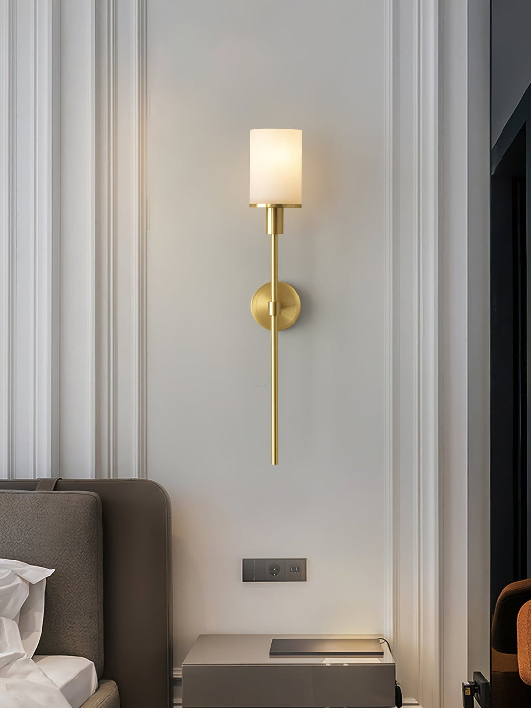 Tracie Classic Alabaster Sconce