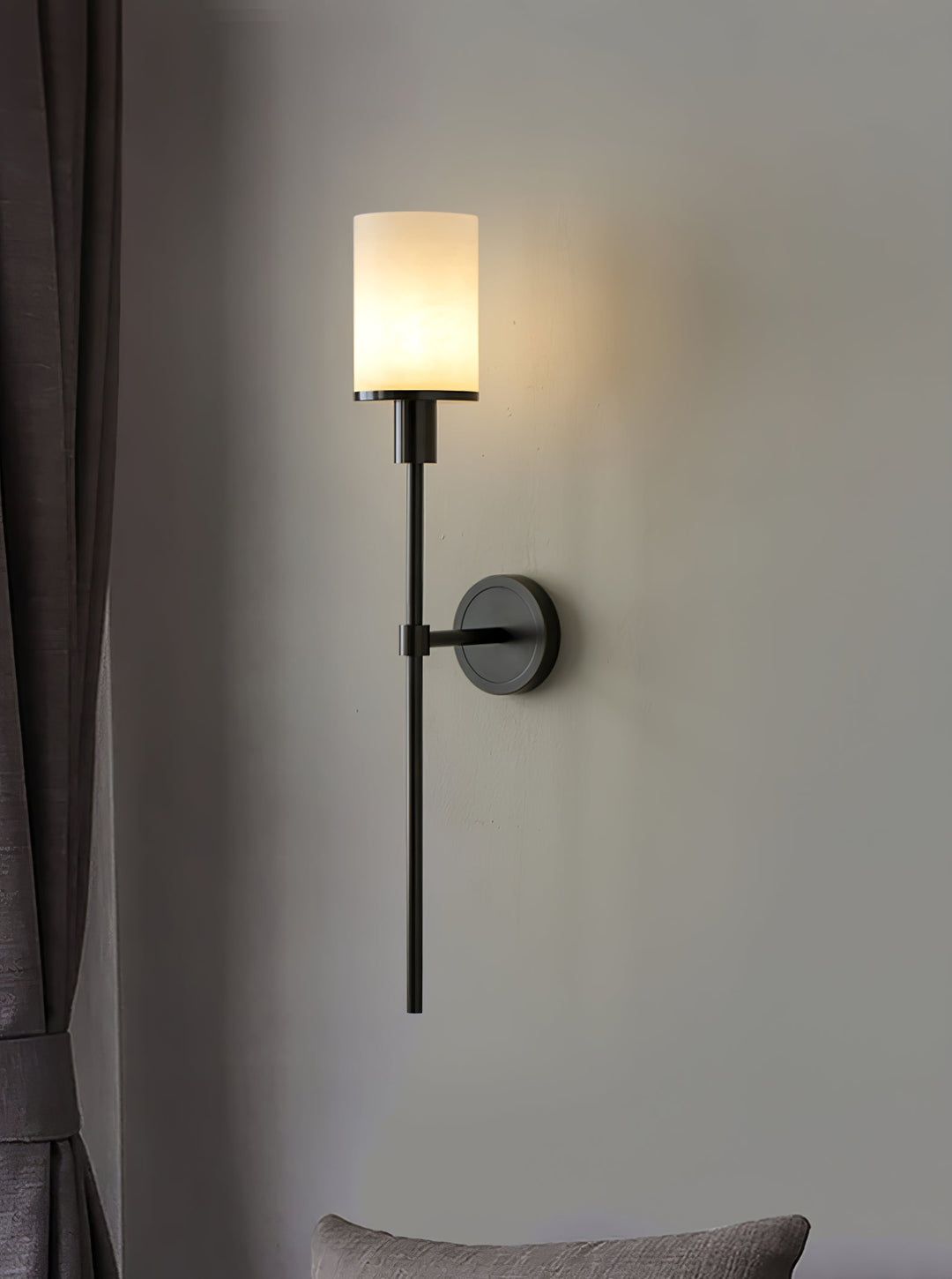 Tracie Classic Alabaster Sconce