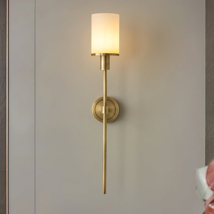 Tracie Classic Alabaster Sconce