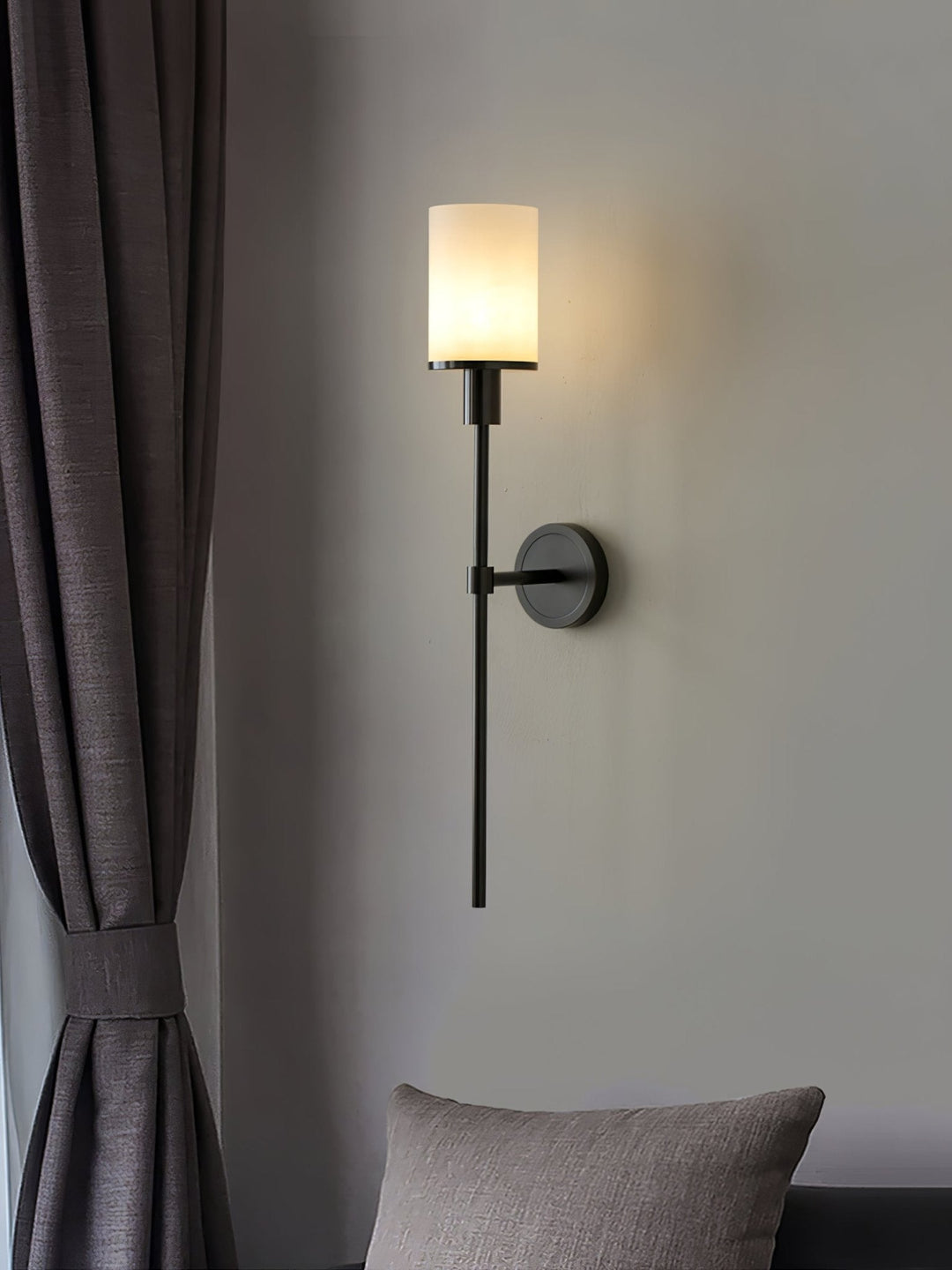 Tracie Classic Alabaster Sconce