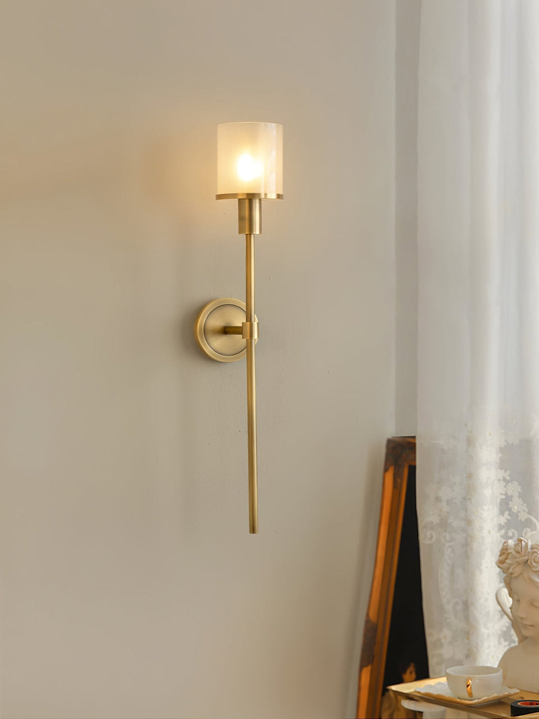 Tracie Classic Alabaster Sconce