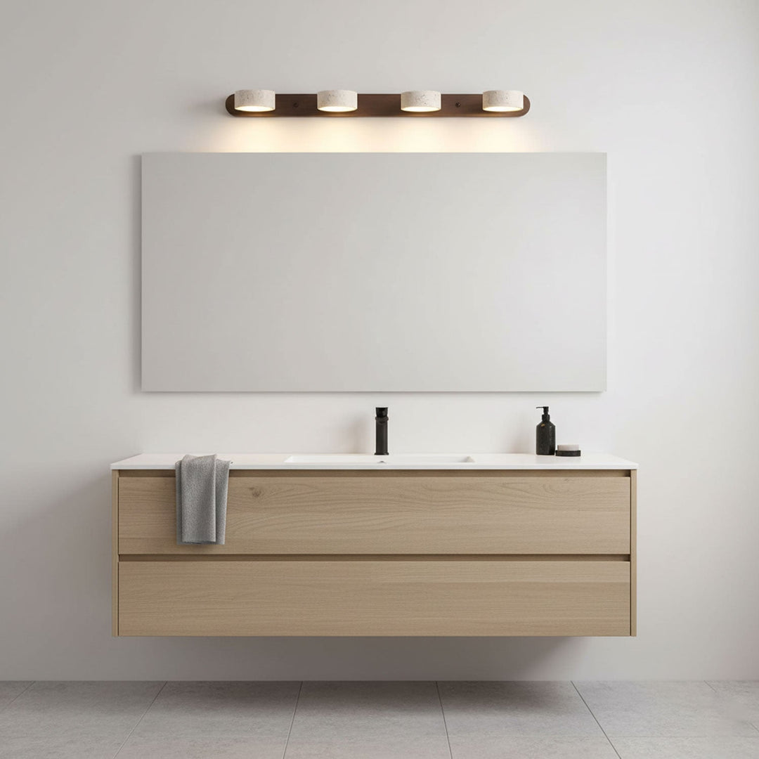 Travertine Duo Wall Light