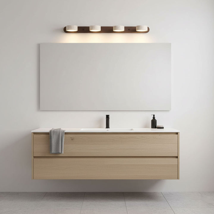 Travertine Duo Wall Light