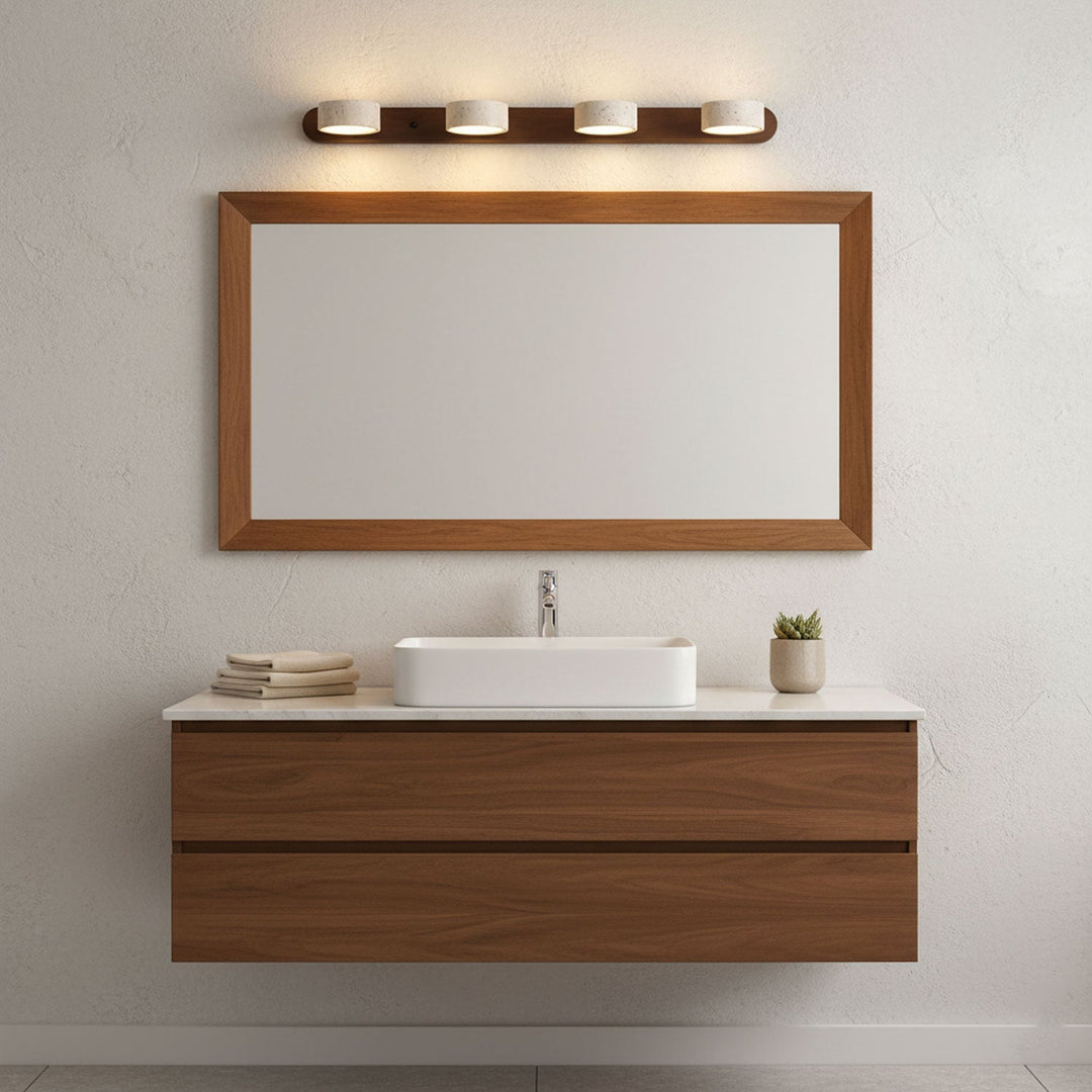 Travertine Duo Wall Light