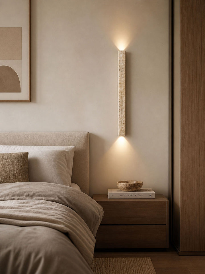 Travertine Stripe Wall Sconce