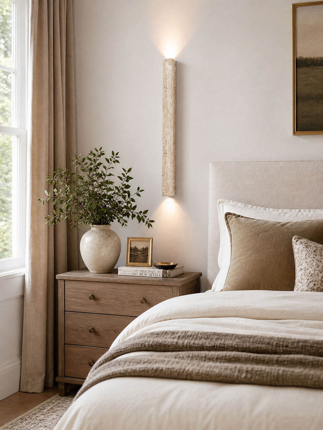 Travertine Stripe Wall Sconce