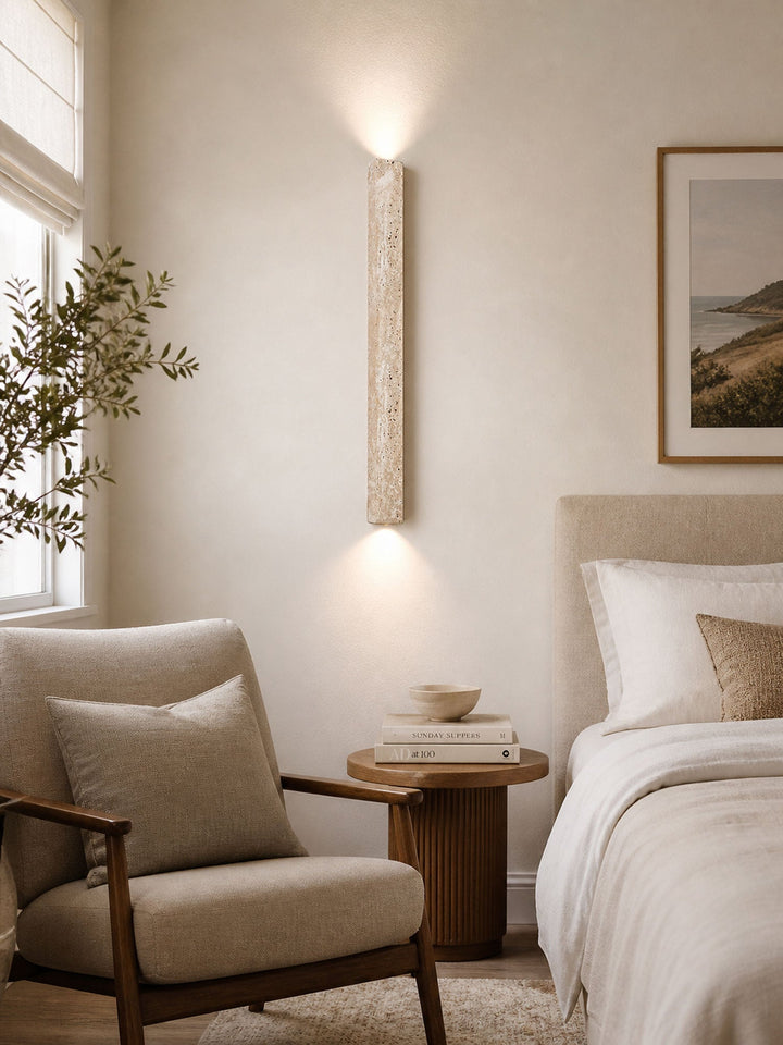 Travertine Stripe Wall Sconce