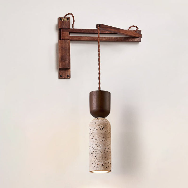 Travertine Fusion Wall Sconce