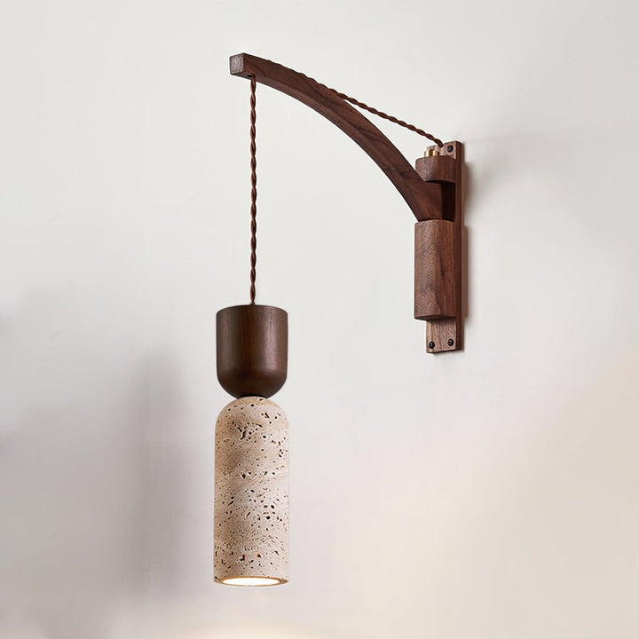 Travertine Fusion Wall Sconce