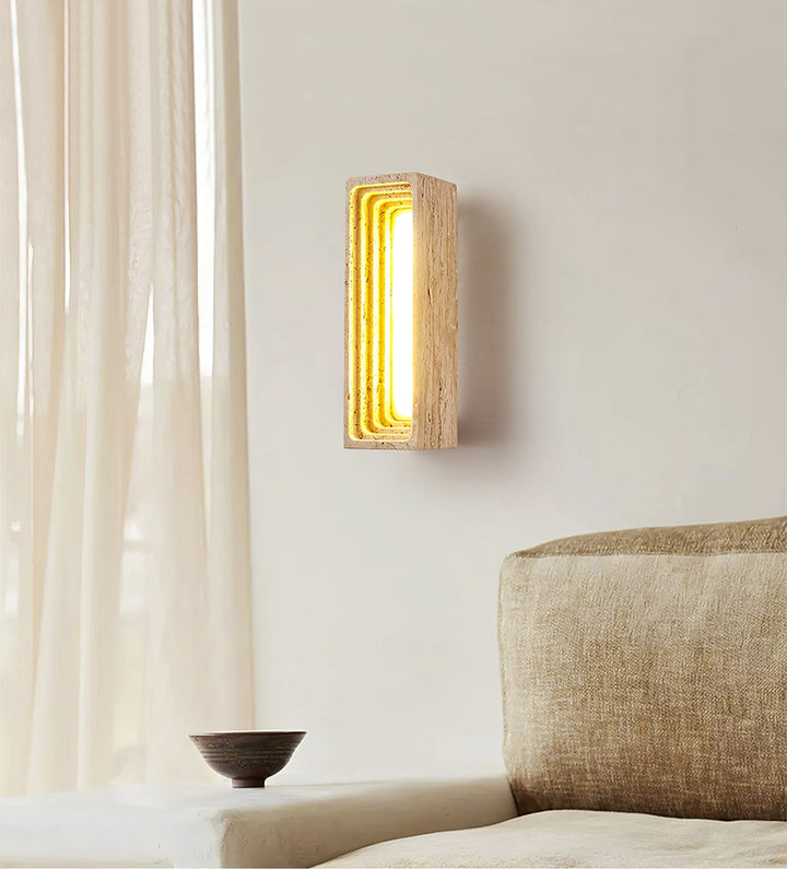 Canyon Travertine Wall Sconce