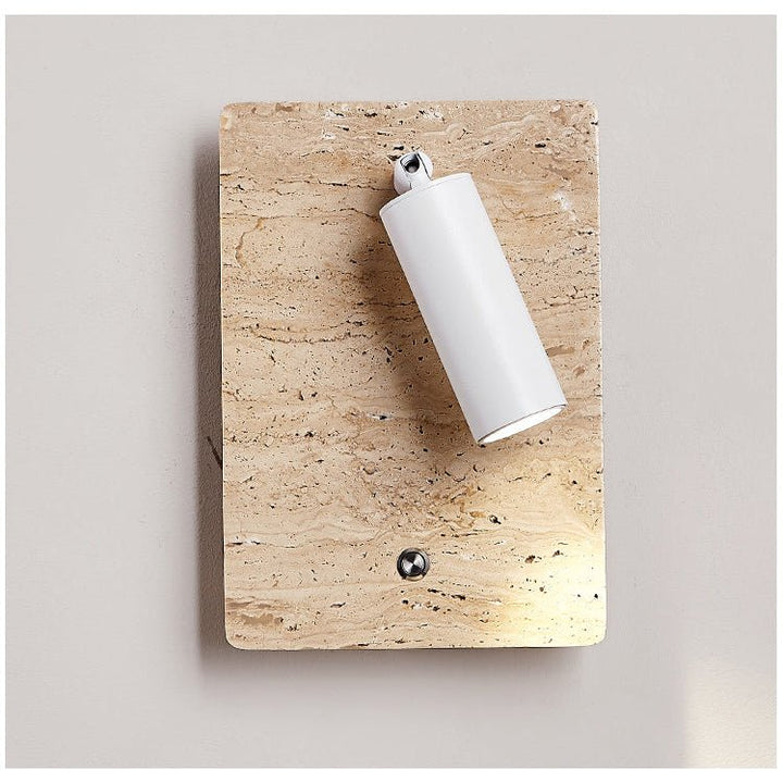 Travertine Axis Directional Sconce