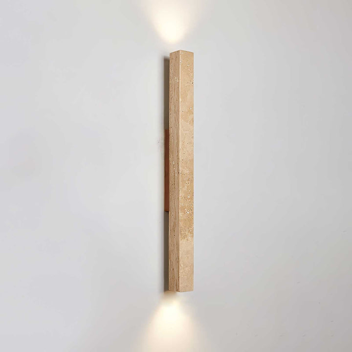 Travertine Column Wall Light