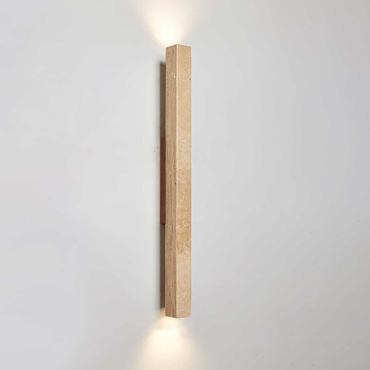 Travertine Column Wall Light