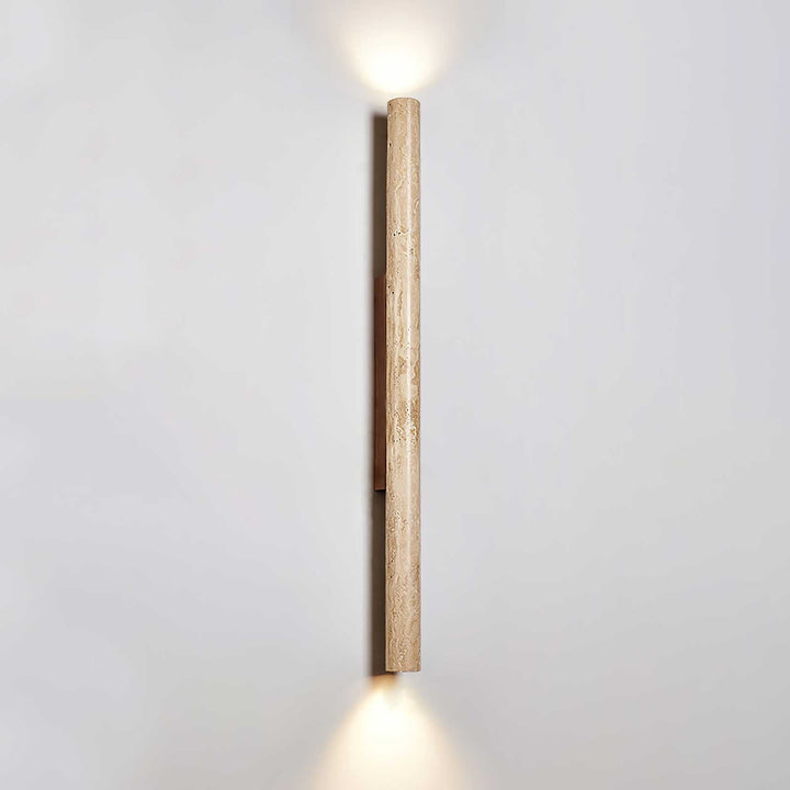 Travertine Column Wall Light