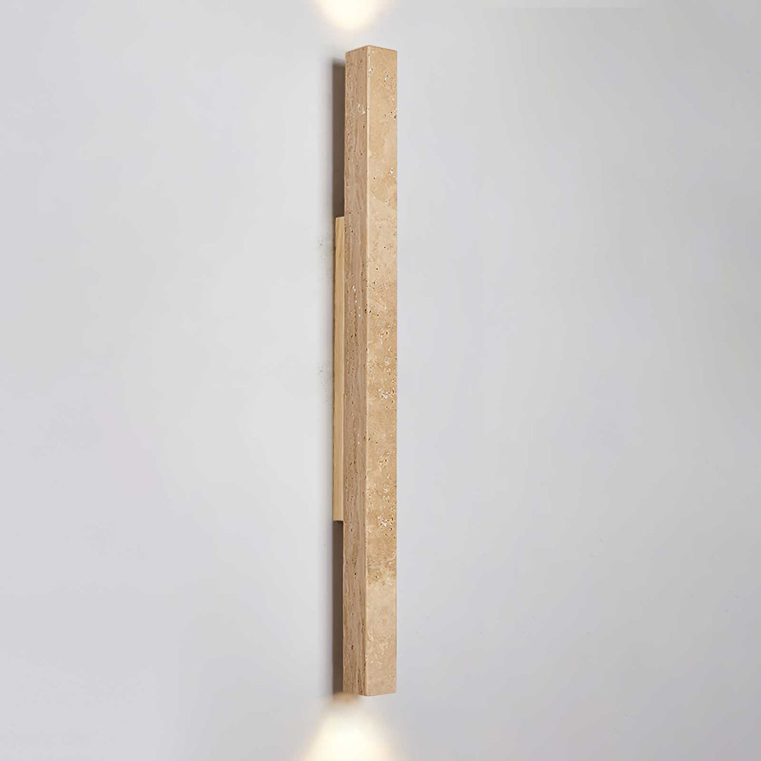 Travertine Column Wall Light