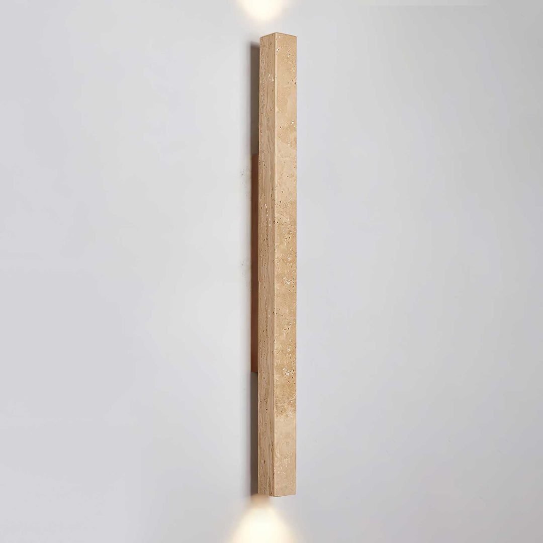 Travertine Column Wall Light