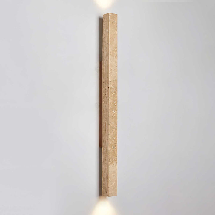 Travertine Column Wall Light