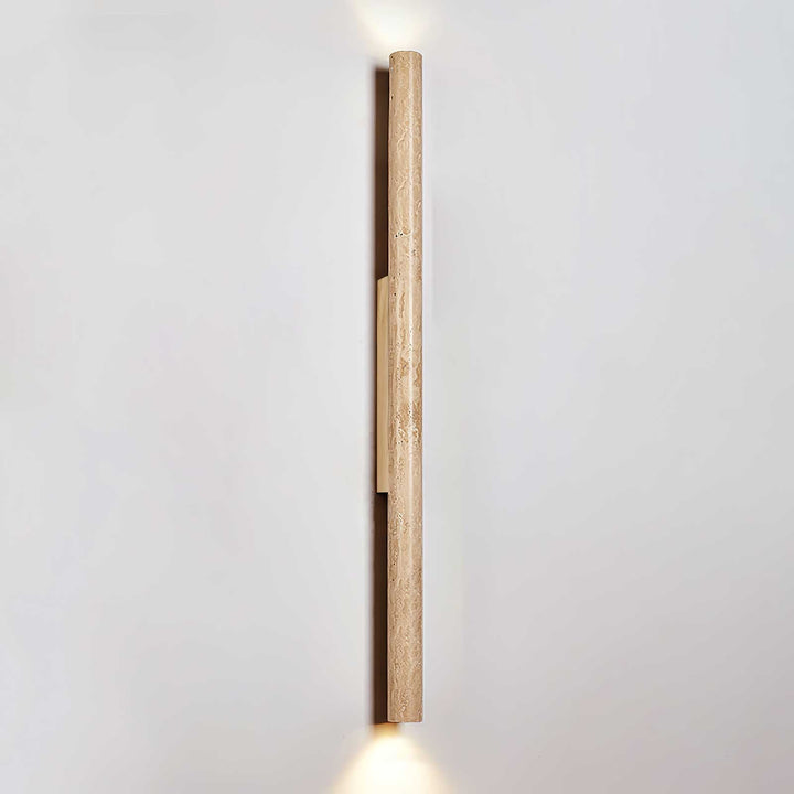 Travertine Column Wall Light