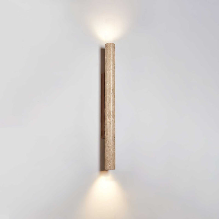 Travertine Column Wall Light
