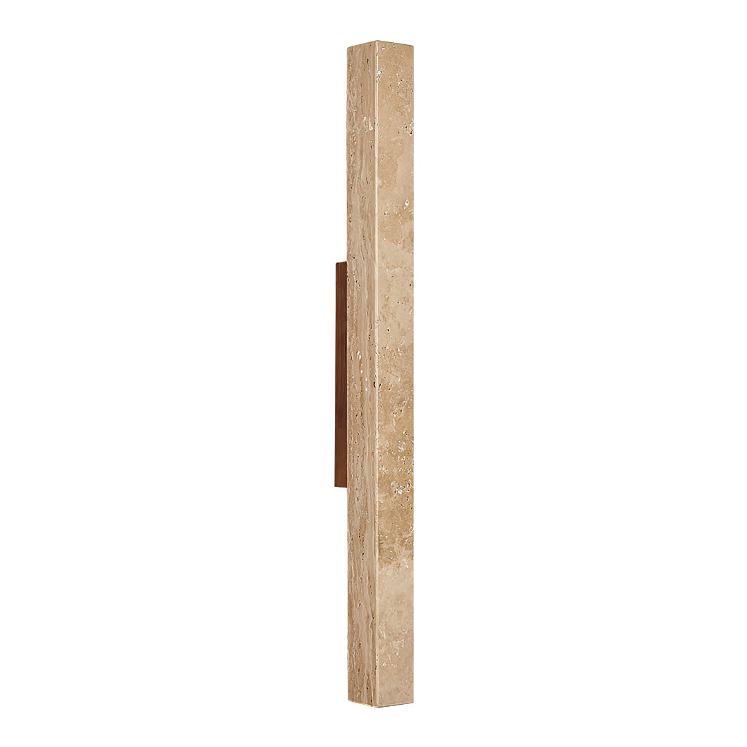 Travertine Column Wall Light