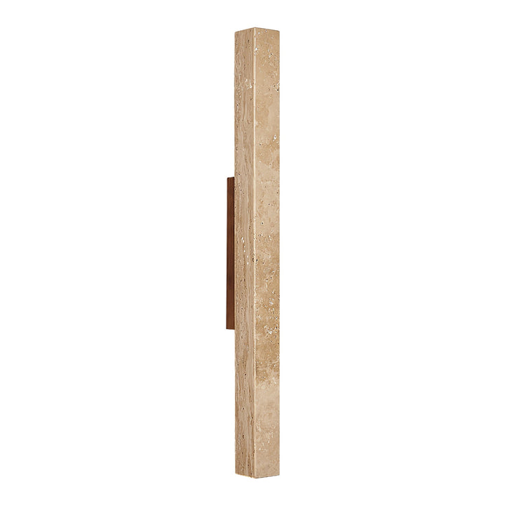 Travertine Column Wall Light