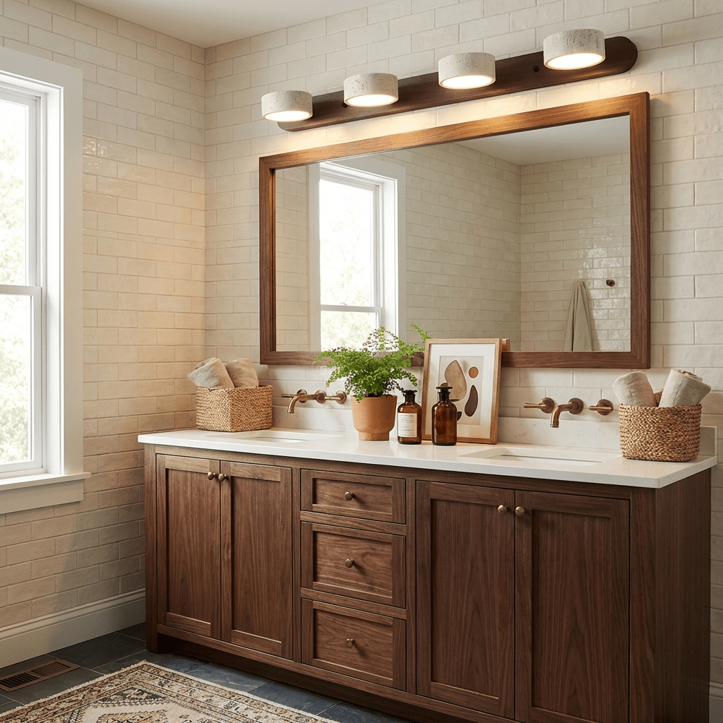Travertine Duo Rechargeable Wall Light