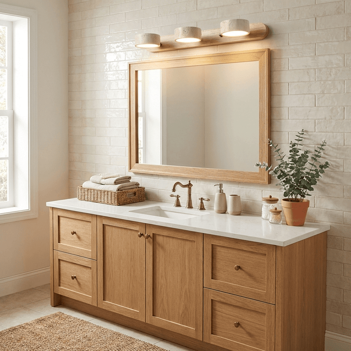 Travertine Duo Rechargeable Wall Light
