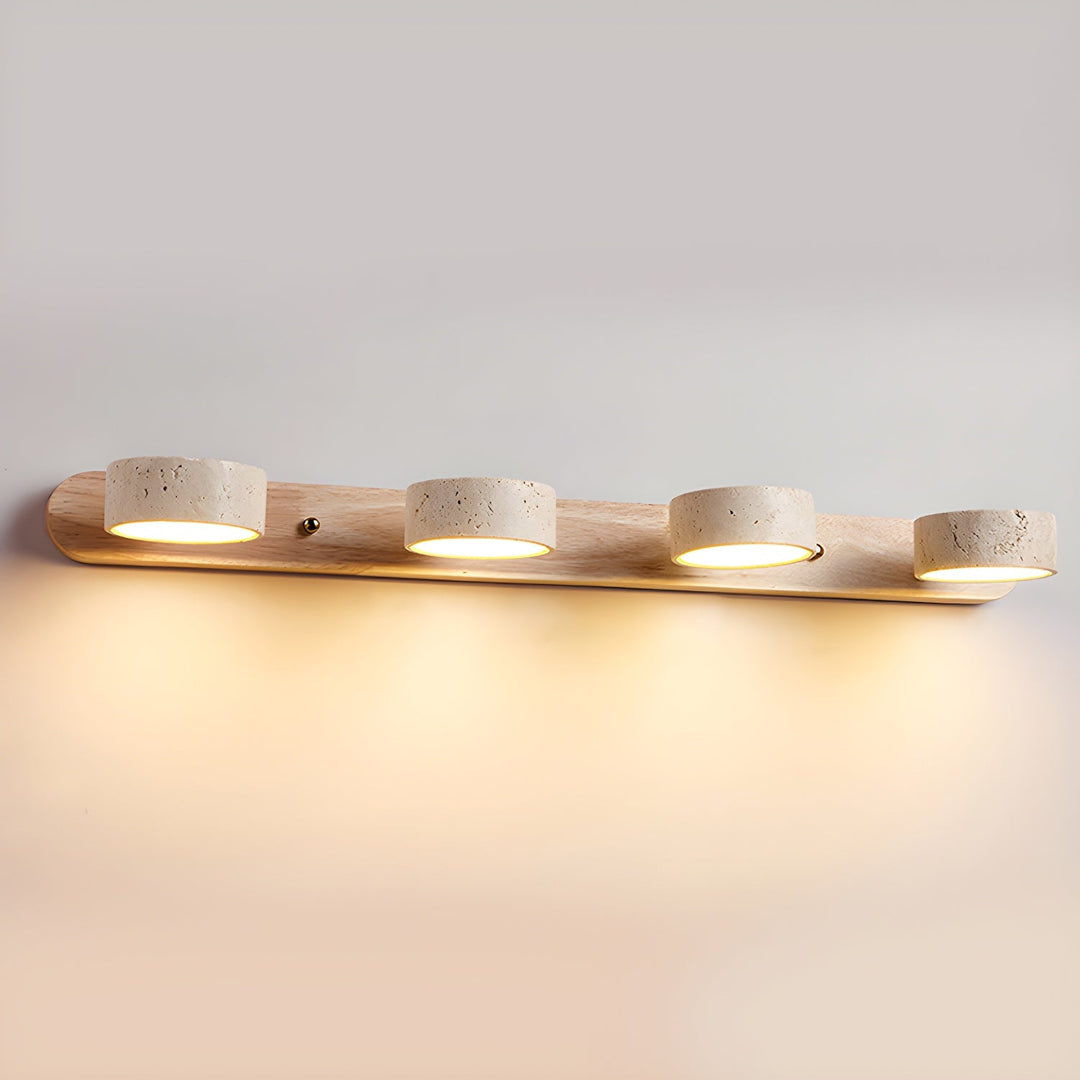 Travertine Duo Rechargeable Wall Light